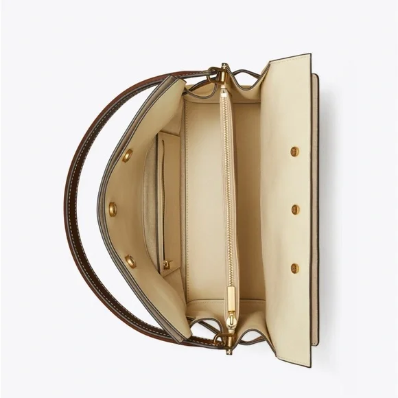 Tory Burch Large LEE RADZIWILL DOUBLE BAG - Picture 3 of 15